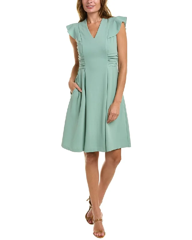 Classy and Elegant Mini Dress -Tahari ASL Crepe Mini Dress