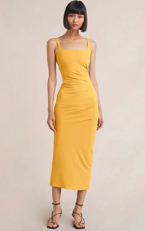 chiffon overlay midi dress-Yasmin midi dress