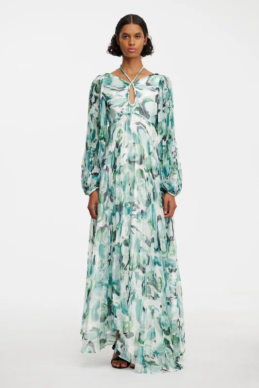 floral embroidered maxi dress-SANDYWELL MAXI DRESS