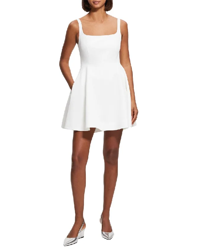 Mini Dress for Date Night -Theory Flare Mini Dress