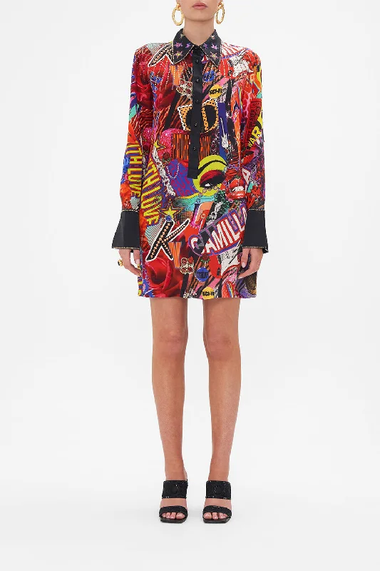 Mini Dress with a Classic Touch -MINI SHIRT DRESS RADICAL REBIRTH