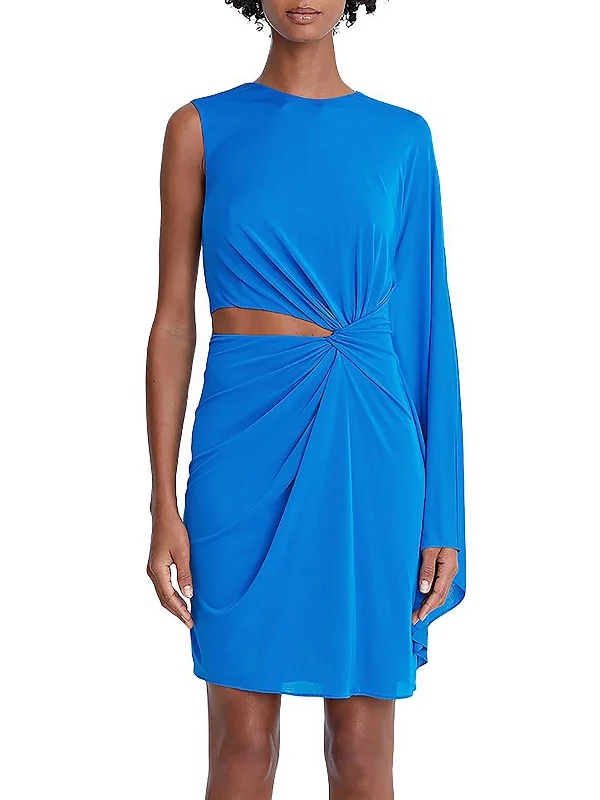 Classy Off Shoulder Mini Dress -Daniela Womens Cutout Mini Cocktail and Party Dress