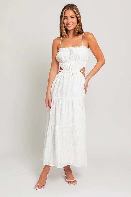 floral embroidered maxi dress-My Favorite Day White Maxi Dress