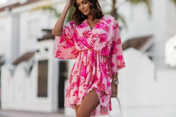 Floral Print Mini Dress