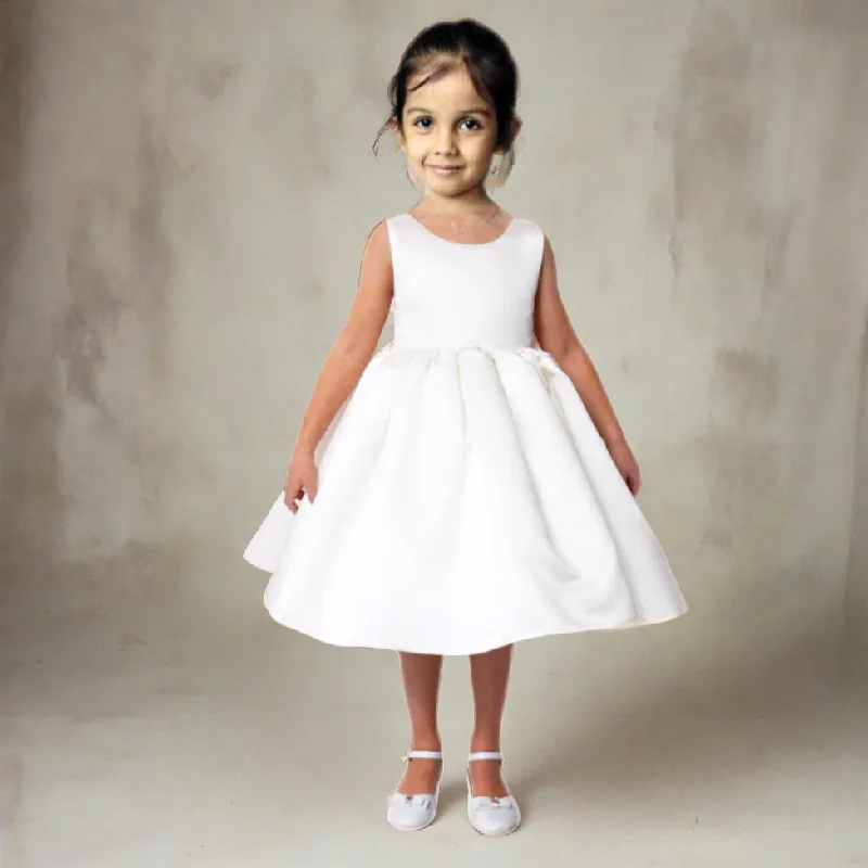 evening dress with embroidery-GownLink First Communion Baptism Dress for Little Princess GLBP10