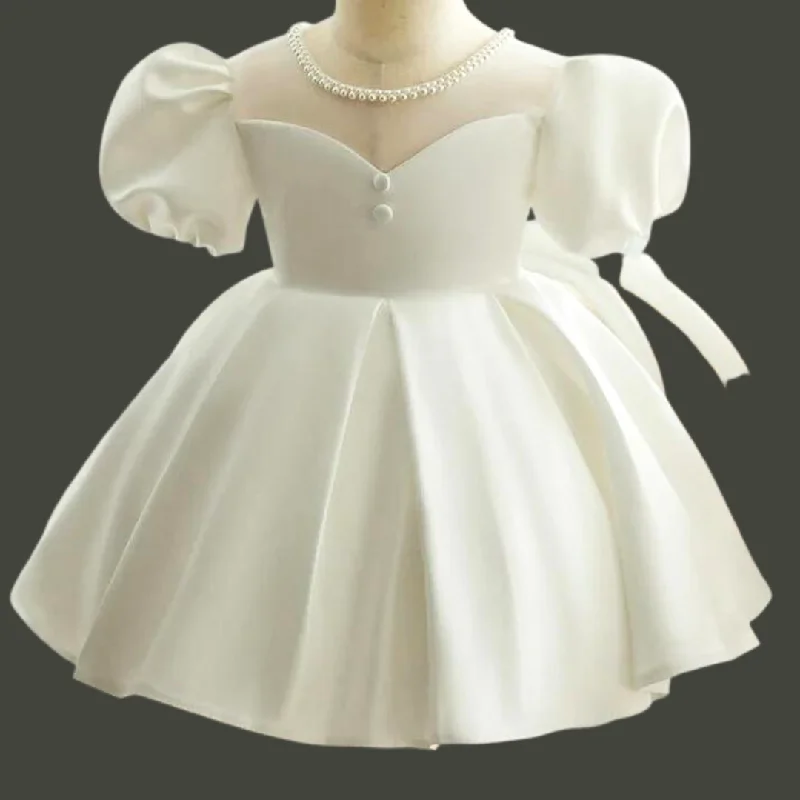 evening dress with sequins-GownLink's Luminous Grace Beguiling Beauty Unforgettable First Communion Baptism Dress for Your Little Princess GLBP8